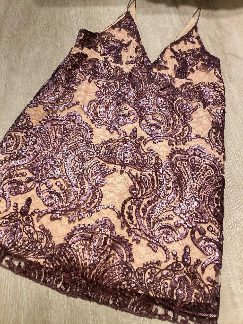 Free People Night Shimmers Mini Dress